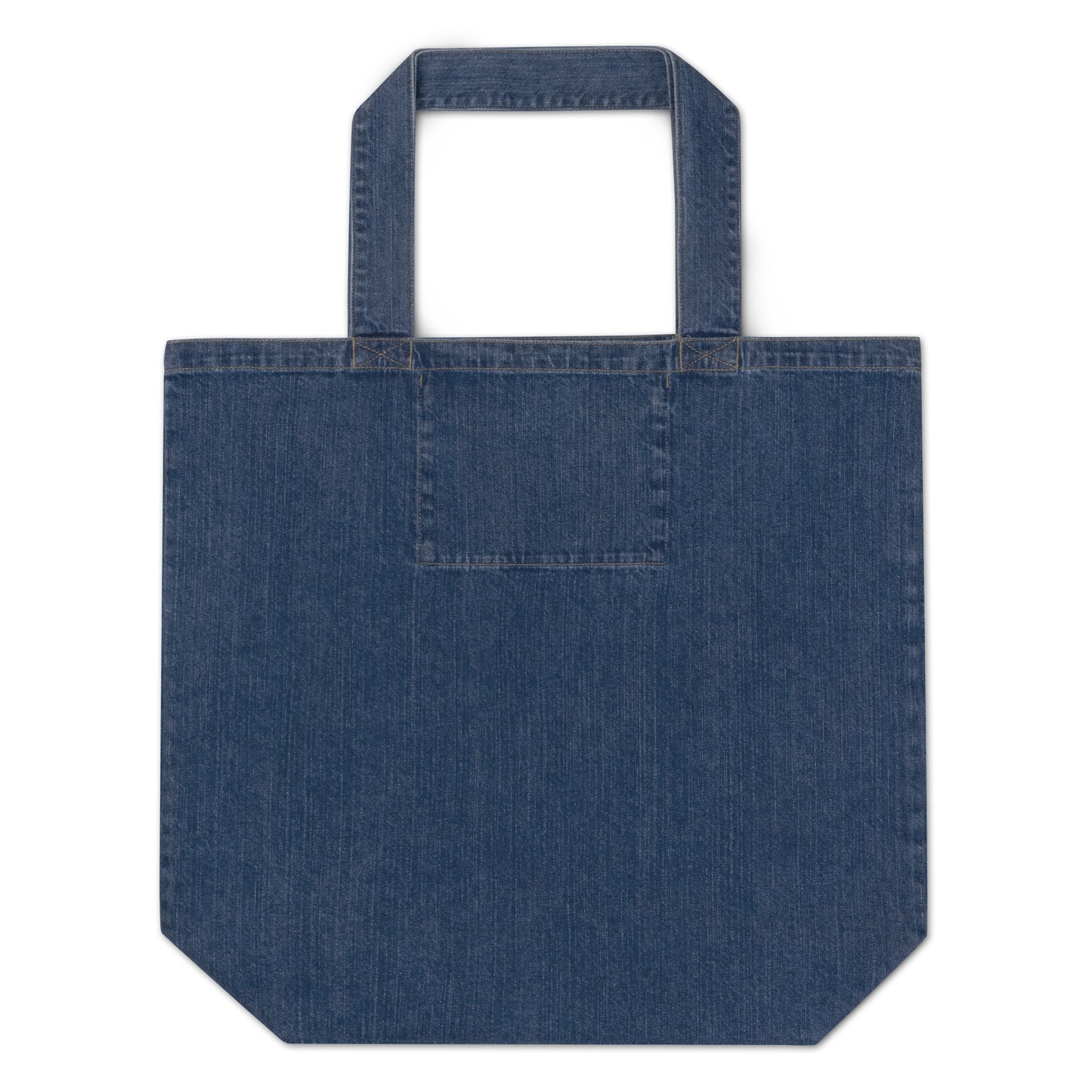 Shit happens! Folk wisdom. Shopping bag, organic denim