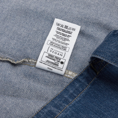 Shit happens! Folk wisdom. Shopping bag, organic denim